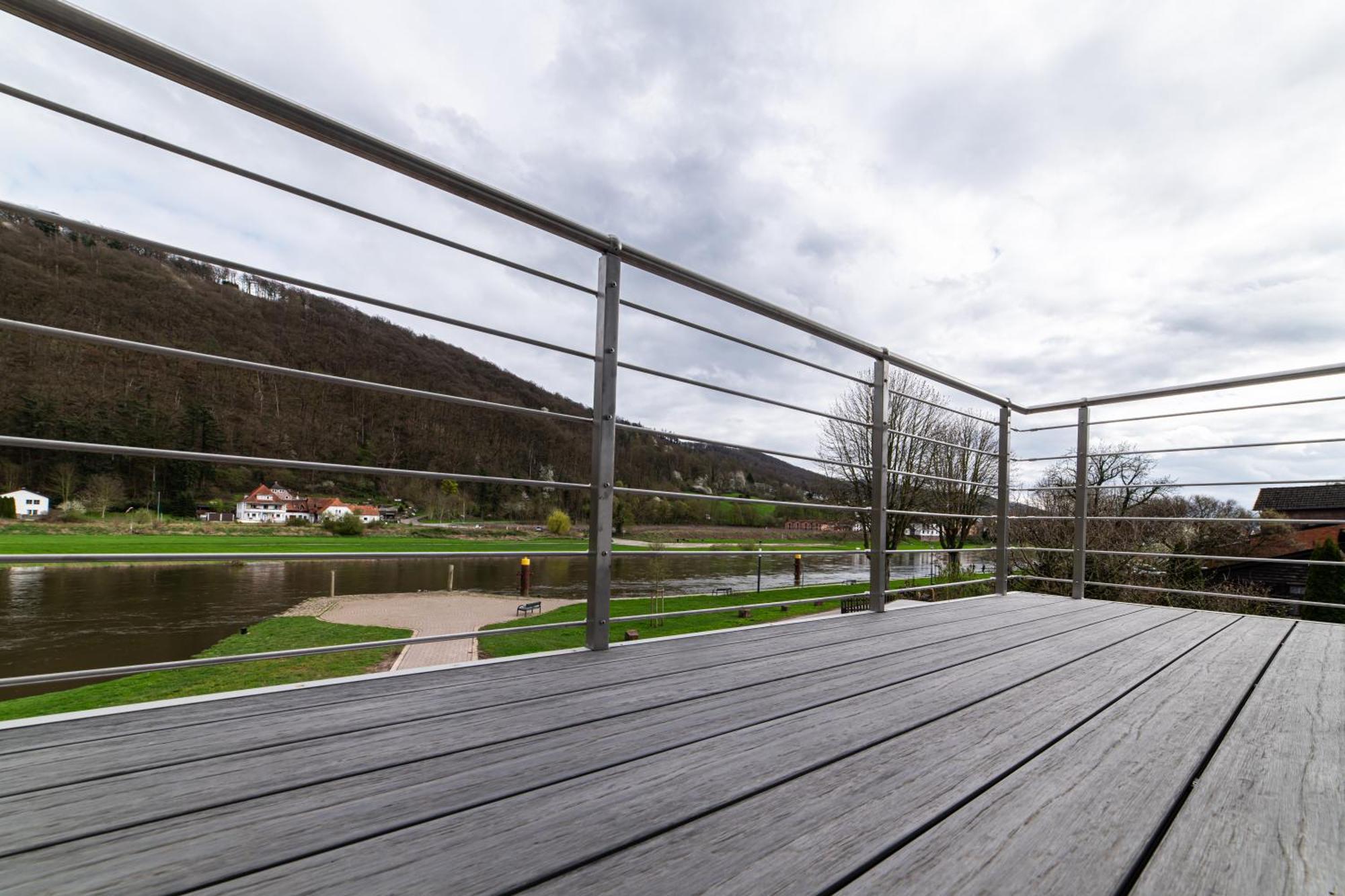 Ferienwohnungen Am Weserstrand Bodenwerder Zewnętrze zdjęcie