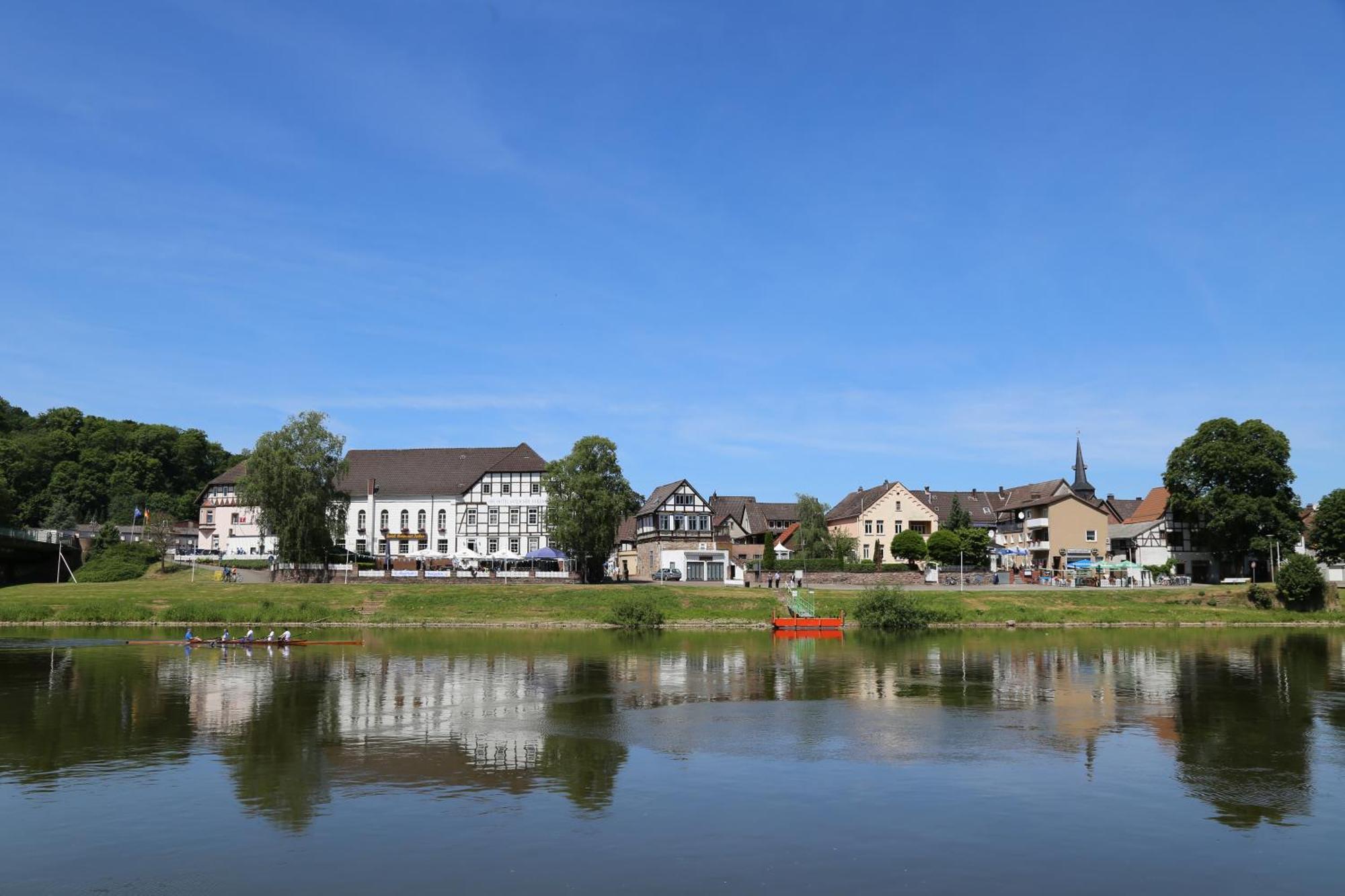 Ferienwohnungen Am Weserstrand Bodenwerder Zewnętrze zdjęcie